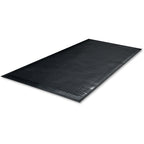 Guardian 14040600 Clean Step Scraper Outdoor Floor Mat, Natural Rubber, 4'x 6', Black, Ideal for Any Outside entryway, Scrapes Shoes Clean of Dirt and Grime