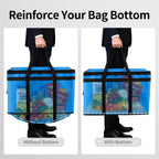 Bodaon 3 Pack Insulated Food Delivery Bags with Hard Bottom, XXXL Cooler