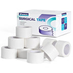 Paper Medical Tape, 10 Rolls 1" x 10 Yards, Latex Free Surgical Tape