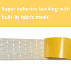 VITAM AMO Weather Stripping Seal Strip for Doors Windows 18 Feet, Self-Adhesive Backing Seals Large Gap (from 5/16 inch to 15/32 inch), Easy Cut to Size