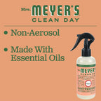 MRS. MEYER'S CLEAN DAY Room and Air Freshener Spray, Non-Aerosol Spray Bottle Infused with Essential Oils, Geranium, 8 Fl. Oz (Pack of 3)