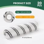 CoatPro Twools Paint Roller, 20 Pack Microfiber Paint Roller Covers 9 Inch, Large 9 Inch Paint Rollers for Painting Walls, Covers for Paint Roller Kit