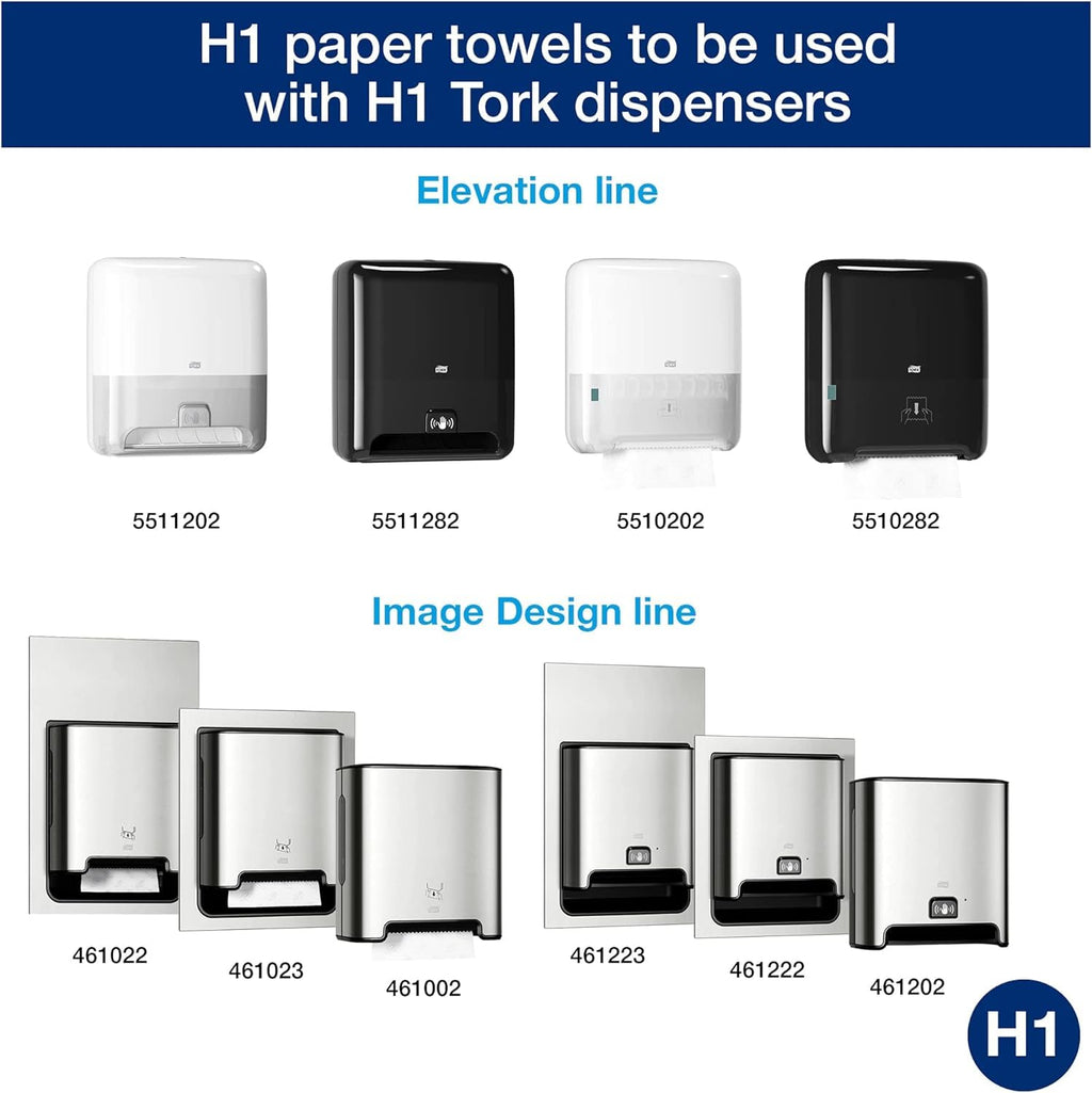 Tork Matic Paper Hand Towel Roll White H1, 6 Rolls x 700 ft, 290089
