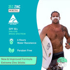 Sun Zapper Extreme Zinc Sunscreen Stick SPF 50+ Bronze – Water Resistant Mineral Sunscreen for Face, Zinc Oxide Surf Sunscreen Stick for Surfing and Water Sports, 15g (0.53 oz), Australian Made
