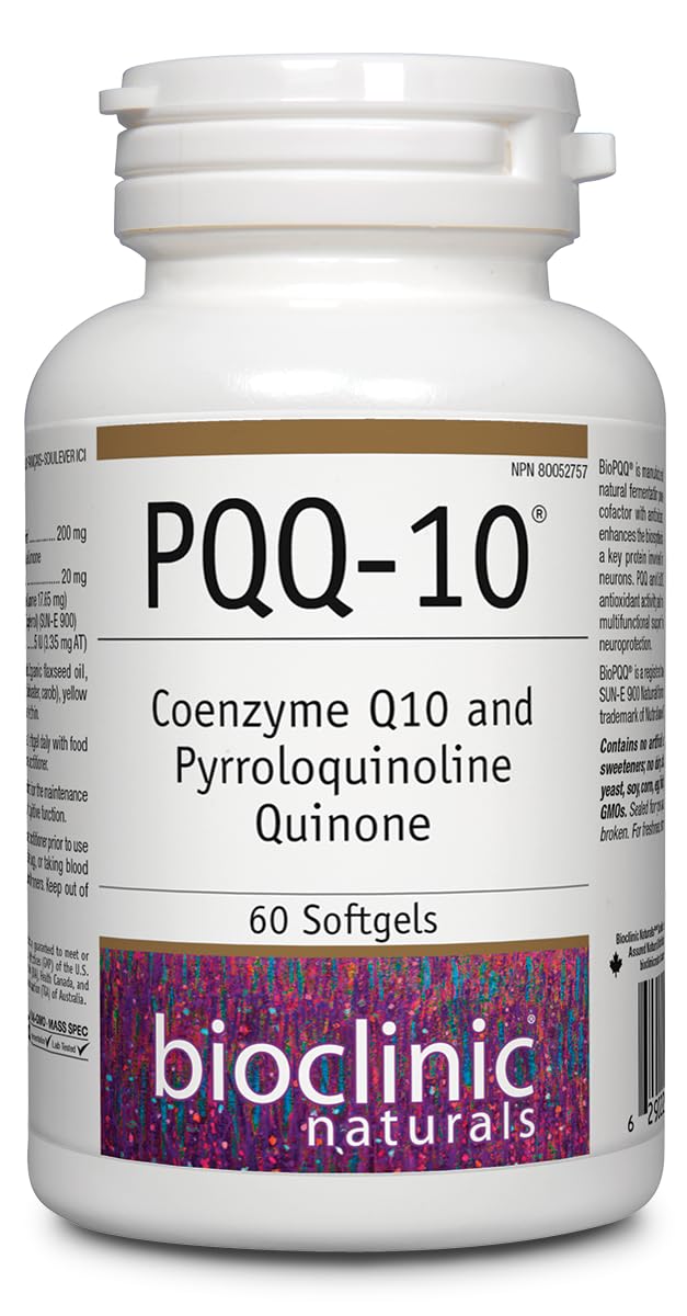 Bioclinic Naturals -  CerebroVital PQQ-10 60 softgels