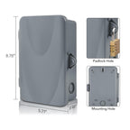 BN-LINK Pool Pump Timer, Heavy Duty Outdoor Smart Wi-Fi Timer Box, 2HP 40A Max, 120, 240, 277 VAC, for Pool Pump, Water Heater, Fans, SPA, Compatible with Smart Phone, Alexa, Google Assistant