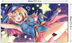 New Dark Magician Girl Playmat Trading Card Game Play Mat with Zones + Free Bag (ZD014-06-A)