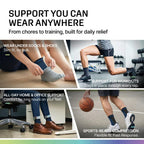 Modvel Foot & Ankle Brace Socks for Sprained Ankle Compression Sleeve - Foot Support for Women & Men - Tendonitis & Arthritis Ankle Brace Sports Running, Torn Ligaments & Women Stabilizing Ankle Wrap