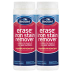 BioGuard Erase Iron Stain Remover, 1.75 lb, Pack of 2, Highly Effective Iron Stain Remover, Restore Pool Surfaces, Suitable for All Pool Types