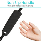 Vive Bendable Lotion Applicator for Your Back - Easily Apply Sunscreen, Self Tanner, Moisturizer, & Cream to Feet, Back, & Body - Long Handled Shower Wand Brush for Women & Men - Reusable, Washable