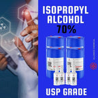 Alliance Chemical Isopropyl Alcohol 70% USP - 4 x 1 Quart Spray Bottles - First Aid Antiseptic Rubbing Alcohol for Skin Preparation
