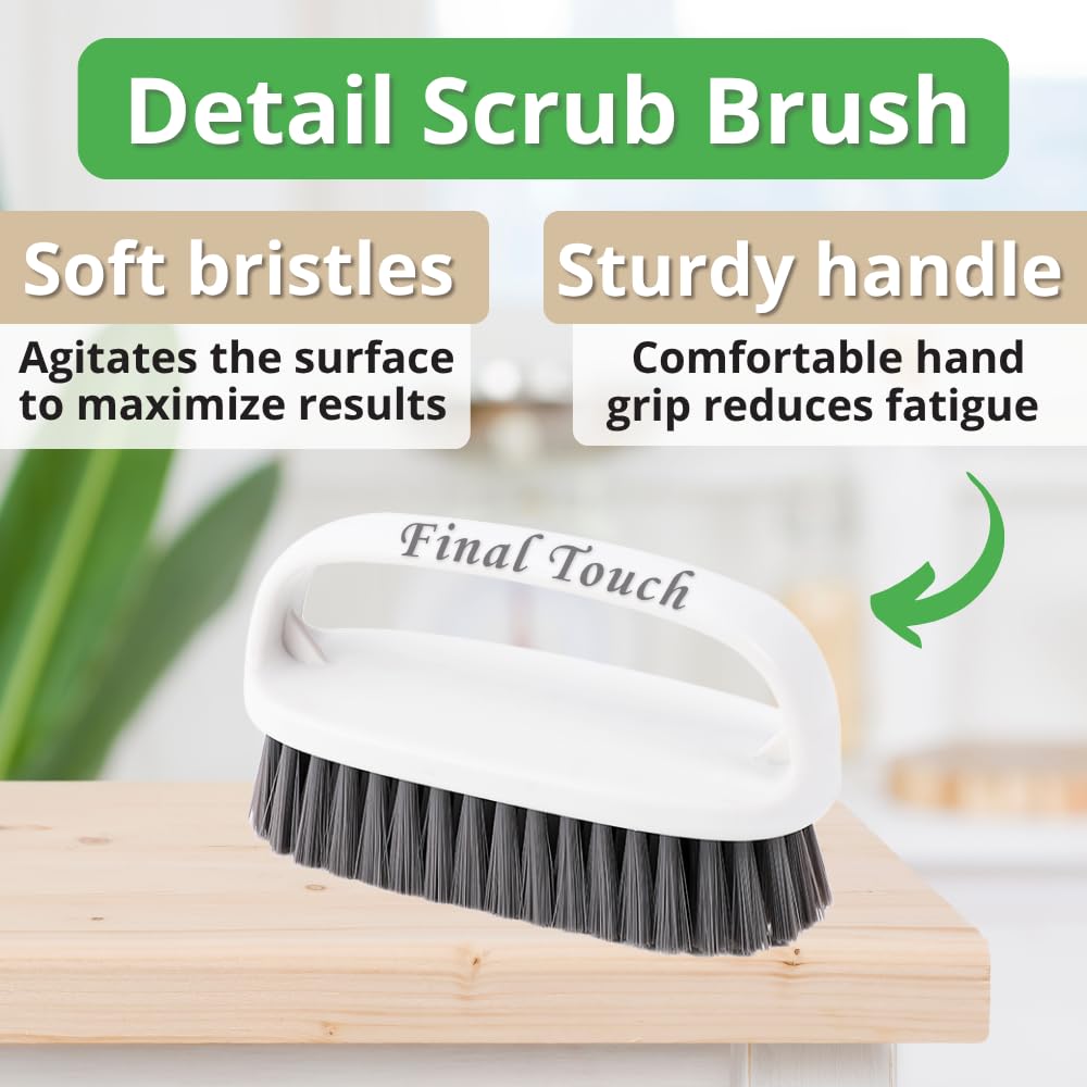 Kitchen Cabinet Cleaner - Plant Based Cleaner Solution, Safe on Paint and Wood, Safe for Daily Use, No Residue, Eco-Friendly, Approved by Cabinet Finish Specialists - 32oz by Final Touch