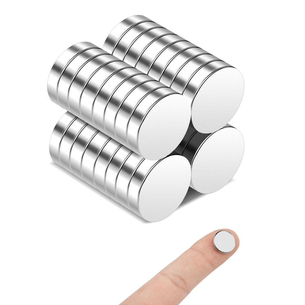 BEST CHOICE MAGNETS Small Magnets, 30 Pack Refrigerator Magnets 12x3mm