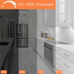 LED GU10 Range Hood Light Bulbs, LED Stove Appliance Light Bulb, Kitchen Light Replacement Halogen Light Bulb, 50W Equivalent, Warm White 3000K, 6W 550 Lm, Dimmable,Waterproof IP65 Pack of 2