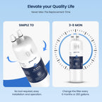 GLACIER FRESH EDR1RXD1 Refrigerator Water Filter Compatible with W10295370A, EDR1RXD1, WHR1RXD1, KAD1RXD1, Filter 1, W10295370, P4RFWB, P8RFWB2L, 46-9930, 46-9081 Refrigerator Water Filter,3 Pack