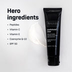 Revision Skincare Intellishade® Clear SPF 50, Anti-Aging Sunscreen for Face, Oil-Free Daily Moisturizer with SPF, Peptides & Vitamin C, Invisible Hydrating Broad-Spectrum Sunscreen, 1.7 oz