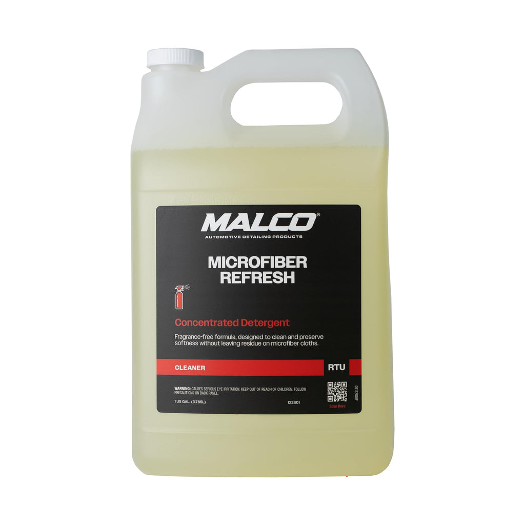 Malco Microfiber Refresh Concentrated Detergent - Microfiber Towel & Cloth Detergent/Specifically Designed to Clean, Restore, and Preserve Softness in Microfiber Towels / 1 Gallon (122801)