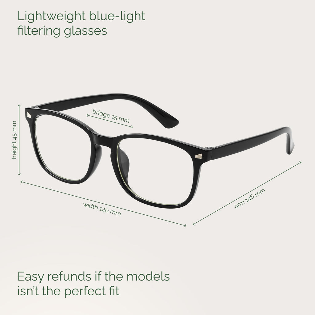MIGSIR Blue Light Blocking Glasses for Computer Gaming, Fashion Fake Helps Reduce Screen Fatigue Eyeglasses for Women Men
