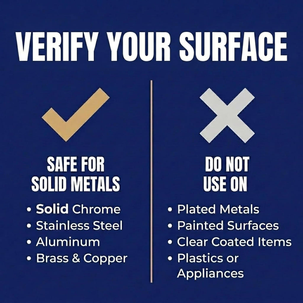 Flitz Metal Polish Paste - 1.76oz USA-Made Polish for Solid Chrome, Stainless Steel, & Aluminum - Non-Abrasive for Light Oxidation - Requires Manual Buffing - Not for Plated/Coated Surfaces (3 Pack)