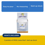 FROG Jump Start for Hot Tubs - Start-Up Chlorine Shock Removes Organic Contaminants & Establishes Chlorine Level - Hot Tub Set Up & Treatment - 3 Pack