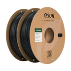 eSUN Matte PLA Filament 1.75mm 3D Printing Filament Black PLA, 1kg Cardboard Spool(2.2lbs) 3D Printer Filament for Most FDM 3D Printers, Black 2Pack