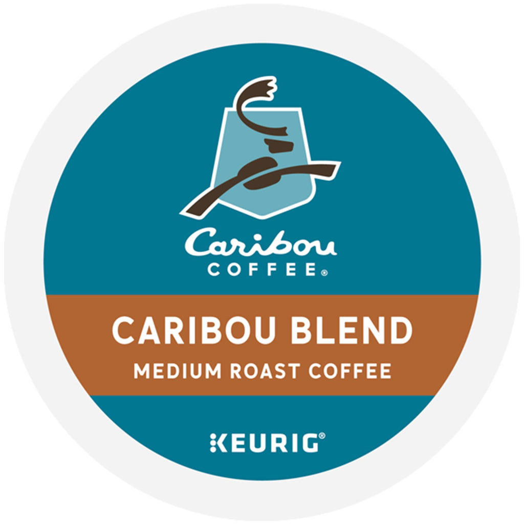 Caribou Coffee Caribou Blend Keurig Single-Serve K-Cup Pod, Medium Roast Coffee, 96 Count