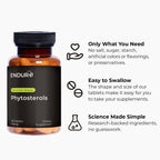 Endurance Products ENDUR - Phytosterols Plant Sterols Complex - 450 mg - Heart & Healthy Cholesterol Support, Prostate Health & Urinary Comfort Support - High-Potency - 180 Tablets