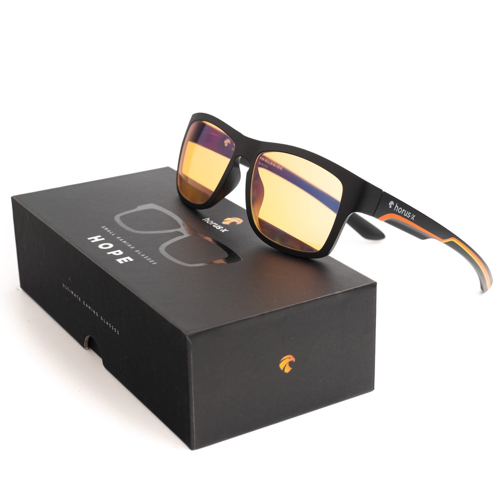Horus X ® • Kids Blue Light Blocking Glasses | Gaming glasses | Screen Protection for boys and girls | Amber