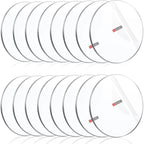 Enoin 16 Pack 6 inch Acrylic Cake Disc - Acrylic Circle Blanks Cake Boards Cut to Size Plexiglass Sheets 1/8 inch Thick, Platic Discs Clear Ornaments for Crafts Arts and Crafts, DIY Project, Paintings