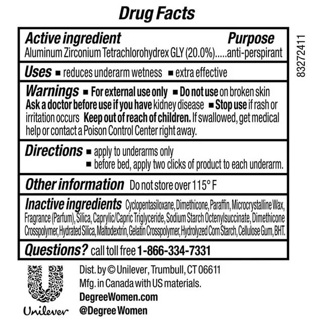 Degree Clinical Protection 5-in-1 Antiperspirant 1.70 oz (3 Pack)