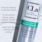 CLn® Facial Cleanser - Hydrating Facial Cleanser with Glycerin, For Skin Prone to Dryness, Eczema, Redness, Irritation & Acne Sensitivity, Fragrance-Free & Paraben-Free, 3.4 fl. oz.