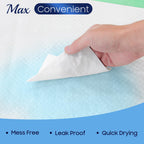 Fygrip 50 Count Hospital Grade 130 Gram 36” x 36” Max Absorbency Disposable Underpads, Leakproof Quick Drying XXXL Bed Pads Disposable for Adults, Kids, Pets Incontinence Pads, Pee Pads