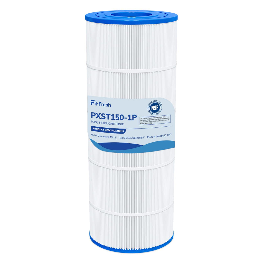 Fil-fresh PXST150 Pool Filter Cartridges Compatible with Hayward XStream CC1500, Replacement for Hayward CCX1500RE, Pleatco PXST150, Unicel C-8316, 150 sq.ft