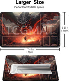 MTG Playmat - Non-Slip Backing Printing, Ideal for Card Game Enthusiasts TCG Playmat (Dragon Roar-Deck)
