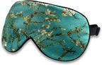 Alaska Bear Natural Silk Sleep Mask, Blindfold, Super Smooth Eye Mask (Blossom Almond)