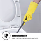 IUCGE Rubber cleaning gloves multicolor 6 Pairs for Household,Reuseable dishwashing gloves for Kitchen.(6,Small)