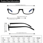 Kerecsen Half Frame Reading Glasses for Men & Women, Lightweight Comfort-Fit Design with Spring Hinges (5Black, 2.00)