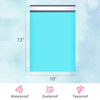 UCGOU Poly Mailers 10x13 Inch Teal 200 Pack Shipping Bags #4 Strong Mailing Envelopes Boutique Packaging Postal Self Seal Adhesive Waterproof and Tear Proof Small Business for Clothes Books