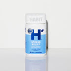 Habit Stress Relief Supplement 2 Pack (120 Capsules) - New Look, Supports Relaxation & Mood Balance, Vitamin B, Adaptogens, Lemon Balm, Calming, Vegan, Non-GMO