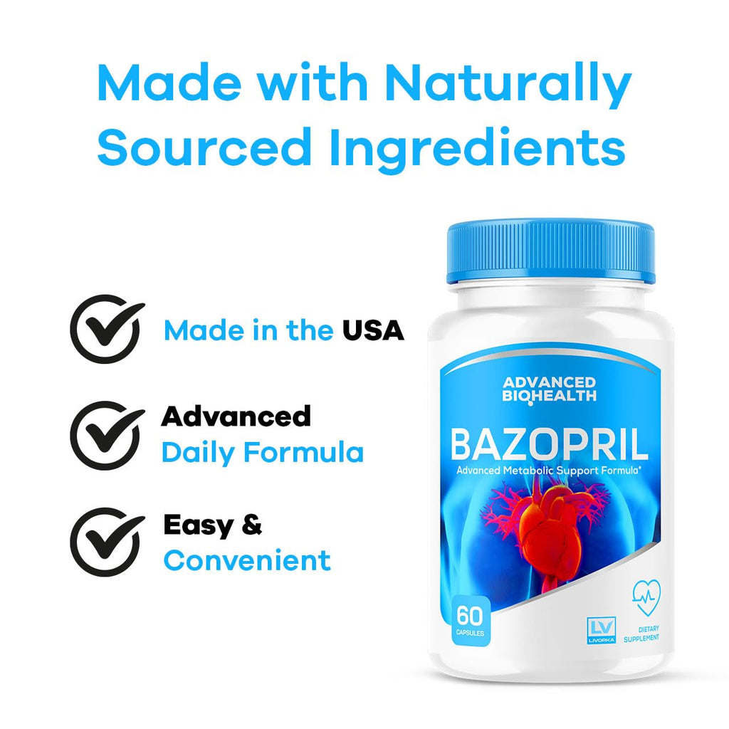 (2 Pack) Bazopril Capsules - Official Bazoprill Advanced Supplement Pills Blood Balance Health Support Formula, Natural Basopril Pills for Overall Health & Wellness Reviews, 120 Capsules for 2 Months