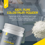 TBR Labs Colostrum Powder, Grass Fed, Gut Health, Bloating, Immunity, Skin & Hair, Contains 400+ Bioactive Nutrients, Potent Bioavailable, Keto, 100% First Milking – 200g (132 Servings)