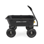 Gorilla Carts Dump Garden Cart, 7 Cu Ft,1200 lb Capacity, No-Flat Tires
