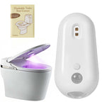 wantract Purivio Self Cleaning UV Toilet Sanitizer Light, Motion-Activated, Rechargeable, Night Light, Adhesive-Mounted for Shared Bathrooms, For Elderly & Pet (1pcs)
