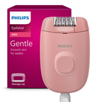 Philips Epilator Series 2000, Corded Epilator for Legs and Body, Hair Removal Device for Women, Model BRE227/00