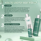 ALIKA Shampoo, Conditioner, And Serum Set Hair Growth, Grow Gorgeous Hair Growth, Hair Loss Treatments for Women, Men, Suitable For Dry, Oily, Normal Scalp