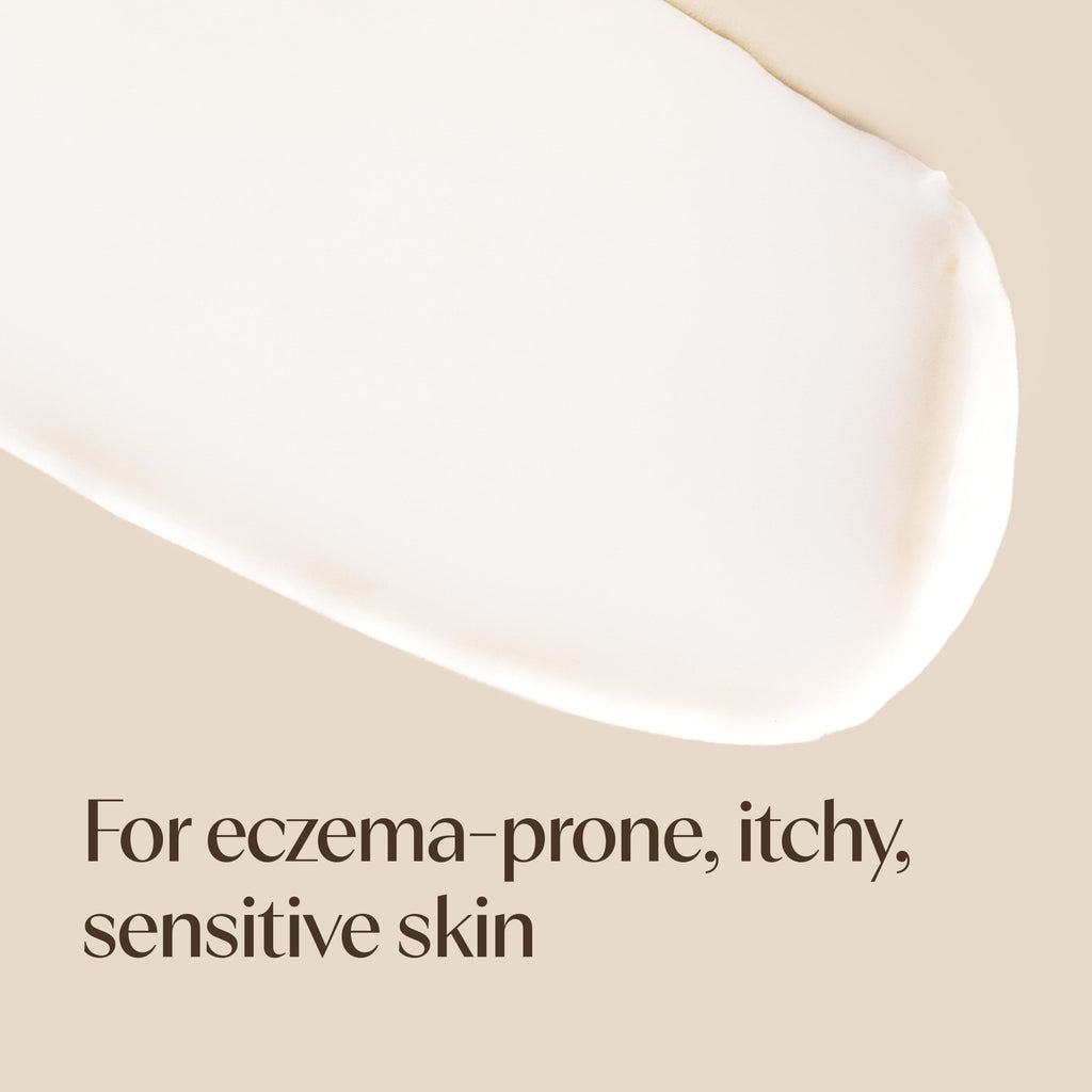 Aveeno Eczema Therapy Daily Moisturizing Body Cream for Sensitive Skin, Soothing Eczema Cream for Dry & Itchy Skin Relief, Colloidal Oatmeal & Ceramide, Steroid- & Fragrance-Free, 12 Oz