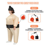 BROWNYEW Inflatable Sumo Wrestling Suits, Sumo Costume Adult, Blow up Costume, Inflatable Halloween Costumes for Men/Women
