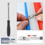 iCrimp One-Handed Stainless Steel Zip Tie Gun with 100pcs 11.8" Metal Cable Ties and Release Tool, WCT-319