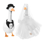 Hoemwarm Wedding Porch Goose Outfit Set Bride Groom Costume