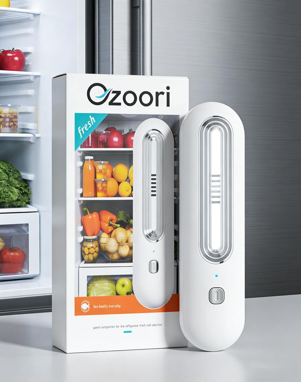 Ozoori Fridge Deodorizer Odor Eliminator – Extends Food Freshness (3)